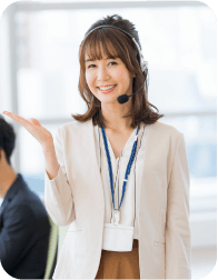 お客様毎にサポートスタッフを配置